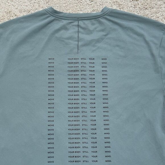 NWOT Lululemon Metal Vent Tech Athletic Short Sleeve Green Teal Shirt Men’s L - Picture 5 of 10